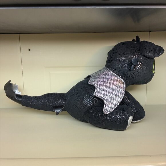 BAB Build a Bear Toothless How to Train Your Dragon Plush 25th Celebration WINGS - Picture 4 of 8